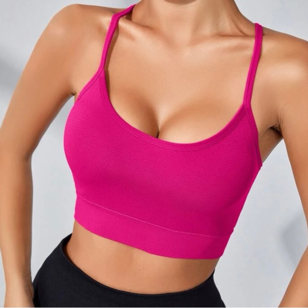 Womens Activewear Criss Cross Sports Bra